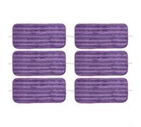 Almohadillas de microfibra reutilizables y lavables para mopa Swiffer Wet-Jet de madera dura y piso - Paquete de 4/6 repuestos de repuesto para suelos de azulejos, piedra (paquete de 6)