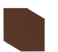 Almohadillas de Muebles 10 unidades - 20 cm x 15 cm x 5 mm de grosor, adhesivas, resistentes, de fieltro para muebles, con cintas de 3M, suelos de madera, protectores, corte en cualquier forma