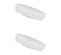 Almohadillas de parachoques para asiento de inodoro adecuado 1133070 1236365, reducción de ruido antideslizante, blanco, material Tpe PP, accesorio de baño minimalista moderno (juego de 2)