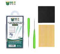 Almohadillas de soldadura 4 en 1 + SandPapper + juego de soldadura de aguja pieza de soldadura almohadilla de retrabajo punto de soldadura para reparación de teléfonos IC Pad táctil BGA PCB