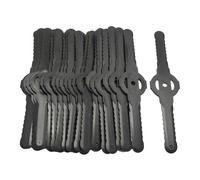 Alnaeson Cuchillas de desbrozadora de plástico, 150 piezas, cuchillas de plástico para cortacésped, cortacésped eléctrico, cortacésped, cortacésped, cortacésped, cortacésped, cortacésped, cortacésped