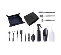 Alnicov Kit de Herramientas para Plantas suculentas de 14 Piezas con Bolsa de Almacenamiento para el Cuidado de Plantas de jardín de Hadas en Miniatura para Interiores y Exteriores