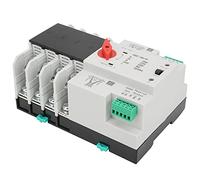Alomejor 100A Conmutador Automático de Transferencia de Doble Alimentación | Resistencia a altas temperaturas, diseño duradero, para fuente de alimentación de respaldo