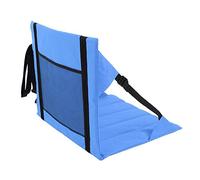 Alomejor Almohadón Plegable para Exterior, Esterilla Impermeable Portátil | Tela Oxford 600D, relleno de algodón perlado, Ligero y compacto, Correas ajustables para mayor comodidad, Bolsillo trasero