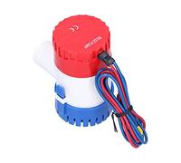 Alomejor Bomba de Sentina Sumergible Carcasa de ABS Duradera para Descarga de Aguas Residuales DC 12 V/24 V 350 GPH 500 GPH para Construcción Naval y Protección del Medio Ambiente (DC12V 500GPH)