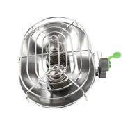 Alomejor Calentador de Doble Cabeza, Estufa de Gas Portátil de 1050W | A prueba de viento, impermeable, entrada de aire ajustable, camping, uso en exteriores.