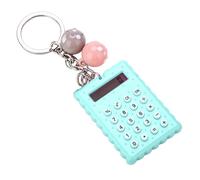 Alomejor Cute Mini Calculator for Pocket Use (Green) | Estilo llavero, botones de silicona suave, fácil portabilidad, colores dulces frescos, uso versátil