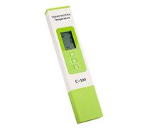 Alomejor Detector de Calidad del Agua 5 en 1, Bolígrafo Probador TDS EC Multifuncional para Piscinas, Spas y Sistemas Hidropónicos, Construcción ABS de