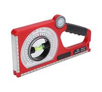 Alomejor Inclinómetro ABS con Nivel de Burbuja | Diseño compacto, rango de medición preciso, material duradero, adecuado para ingeniería.