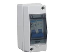 Alomejor Interruptor Automático con Protección IP65 | Diseño impermeable, Fácil de instalar, Protección contra sobretensión, Para sistemas solares