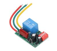 Alomejor Interruptor de Relé Ajustable para Control Inteligente, | Fácil instalación, 16 opciones de sincronización, ideal para iluminación, salida de 1 canal