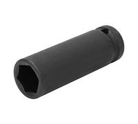 Alomejor Juego de Vasos de Impacto de 1/2 Pulgada, Vaso Profundo Duradero para Llave Neumática o Uso Manual, Acero de 17/18/19 Mm, Larga Duración para Mecánicos (18MM)