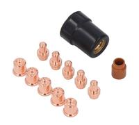 Alomejor Kit de Copas de Boquillas de Electrodo para Cortador de, 12 Uds., Duradero para Equipos de Corte de Alto Rendimiento CB50
