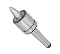 Alomejor Live Center MK2-1 Herramienta de Torneado Cónico Accesorio de Torno de Precisión para Carpintería Acero de 60° 1 Pieza