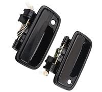 Alomejor Manija Exterior de Puerta ABS Manija de Puerta Delantera 2 Piezas Reemplazo Directo Negro OEM 69210 35020 69220 35020 para 1995 2004 Delantero Izquierdo Derecho