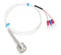 Alomejor Sonda Termistor Impermeable con Sensor de Temperatura Magnético PT100 para Motor de Bomba y Caldera - Acero Inoxidable, 10x20 Mm (tío paterno)