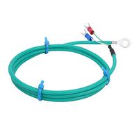 Alomejor Termopar Tipo K, Sonda de Acero Inoxidable, 0-200℃, para Uso (1m) | Cable de silicona duradero, medición precisa, antiinterferencias, 1 m de longitud