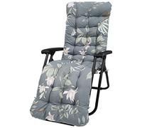 Alongen - Cojín para tumbona de sol, largo, cojín de silla, cojín para jardín, exterior, antideslizante, para jardín, terraza, 170 x 50 cm (B)
