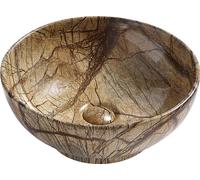 Aloni: Lavabo de encimera con forma de cocodrilo, 41 x 41 x 18 cm