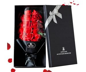 Aloskart Regalo San Valentin para Mujer, Gran Rosa Eterna, Regalos Cumpleanos para Mujer Originales, para Novia Mama Pareja, Navidad Aniversario