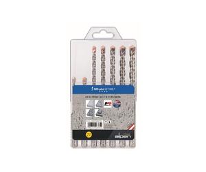 Alpen 0080700007100 - juego de brocas helicoidales para hormigón (5 m