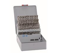 Alpen 101241100 - Kit de brocas (HSS Cobalt, cortas, DIN 338 RN, diámetro 6-10 x mm y 0.1 mm, 41 piezas en estuche de metal)
