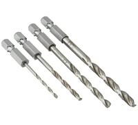 Alpen 110804100 jobber taladros hss super atm 2 ? 3-4 ? 5 mm 4 pcs