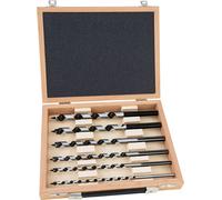 Alpen 21600006100 - Juego de 6 brocas (6 unidades, diámetros: 6, 8, 10, 12, 14, 16 x 235 mm, punta hexagonal, estuche de madera)