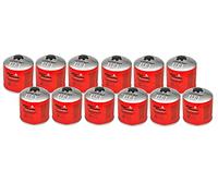 Alpen Camping Cartucho de Gas Propano-Butano 500g IK008 Válvula Roscada de 7/16 " (12x Cartucho de gas 500g)