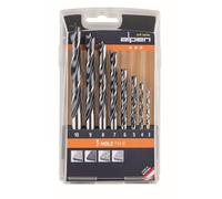 Alpen Estuche de brocas para madera 8 piezas