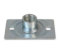 ALPIDEX 100 Tuercas en T M10 Galvanizadas DIN EN 12572-2 Rocódromo Presas | T-Nut, Atornillar, Base Rectangular, Pared, Búlder, Panel, Madera, Muebles, Fijación, Acero, Bricolaje