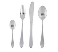 Alpina ArtiCasa Cubiertos para 4 Personas / 16 Piezas-Cuchillos, Tenedores, cucharas, cucharillas-Acero Inoxidable, One Size