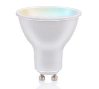 alpina Bombilla inteligente para el hogar inteligente - GU10-5 W - Lámpara LED regulable - con aplicación Smart Home - Amazon Alex - Google Home