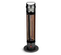 Alpina - Calefacción infrarroja (800 W, interior y exterior, independiente, 800 W), color negro