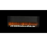 Alpina Chimenea eléctrica con Efecto Fuego, Panel de Pared, 1800-2000 W, Mando a Distancia