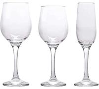 alpina Juego de 12 copas de vino tinto, vino blanco, champán