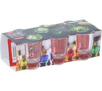 alpina Juego de 6 Vasos de Chupito - Vasitos Aperitivo de 45 ml - Vasos Cristal para Lavavajillas - Perfectos para Chupitos y Juegos de Bebida - Transparentes