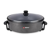Alpina Sartén multicocina eléctrica con termostato, 42 cm, 1500 W