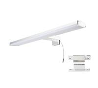 Alpinaluz Aplique LED para Espejo de Baño 40 cm - Luz Blanca Neutra 4000K - IP44 - Carcasa de Aluminio y Soporte en Policarbonato Cromado - Montaje en Espejo Pared o Mueble (40cm 10W)