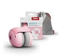 Alpine Muffy Baby - Cascos antiruido para bebés y niños pequeños hasta 36 meses - Protectores auditivos para niños y bebés - Cómodas orejeras evitan daños auditivos con banda antideslizante - Blush