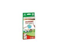 Alpino - ALPINO LÁPICES DE COLORES ESTUCHE 12 UD TONOS DE PIEL SURTIDOS - Color no elegible AL010854