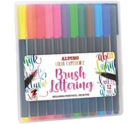 Alpino Color Experience 12 Rotuladores Brush para Lettering con Punta Pincel (AR001054)