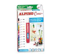 Alpino CREA Pintura Cristal 12 Colores