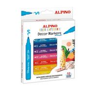 Alpino decor marker color experience - estuche 12 rotuladores multisup
