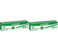 Alpino - Estuche 12 Rotuladores Stand. Verde Claro | Lavables para Niños | Brillantes | Ideal para la Escuela | Punta de Fibra Super Resistente y Tinta Segura a Base de Agua