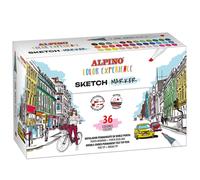 ALPINO ESTUCHE SKETCH MARKERS COLOR EXPERIENCE COLOR EXPERIENCE 26x7x16 Cms.