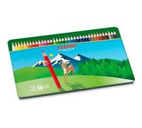 Alpino LÃ¡pices de Colores 36 Unidades LÃ¡pices de Colores para NiÃ±os Dibuja y Colorea con Colores Vivos y Brillantes Material Escolar Estuche MetÃ¡lico LÃ¡pices de Colores