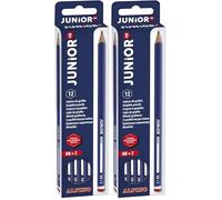 Alpino Lapices de grafito junior unidad (Paquete de 2)