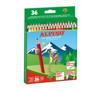 ALPINO LAPIZ ALPINO 36 COLORES ESTUCHE CARTON LAPICES 13x1x20 Cms.