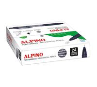 Alpino - Portaminas Dot 0,5mm + Minas - Escritura Precisa y Suave | Caja de 24 Unidades | Sistema Retráctil y Diseño Ergonómico